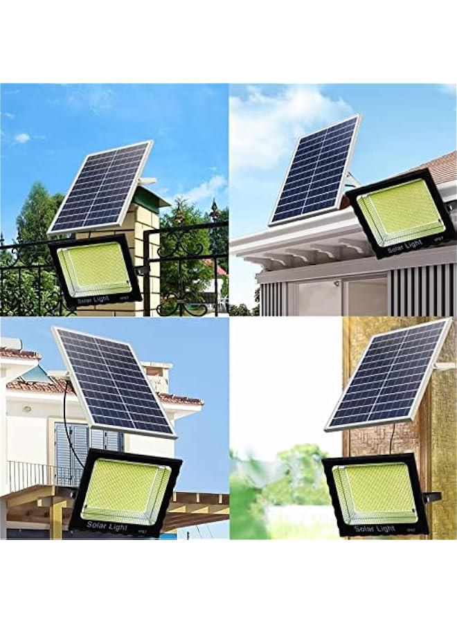 Solar Lights Outdoor Waterproof, 670 LED Solar Powered Flood Street Lights Motion Sensor with 5000mAh Battery Security Wall Light Barn Lamp for Outside Yard Garden Porch Garage Patio (200W)  - Image 4