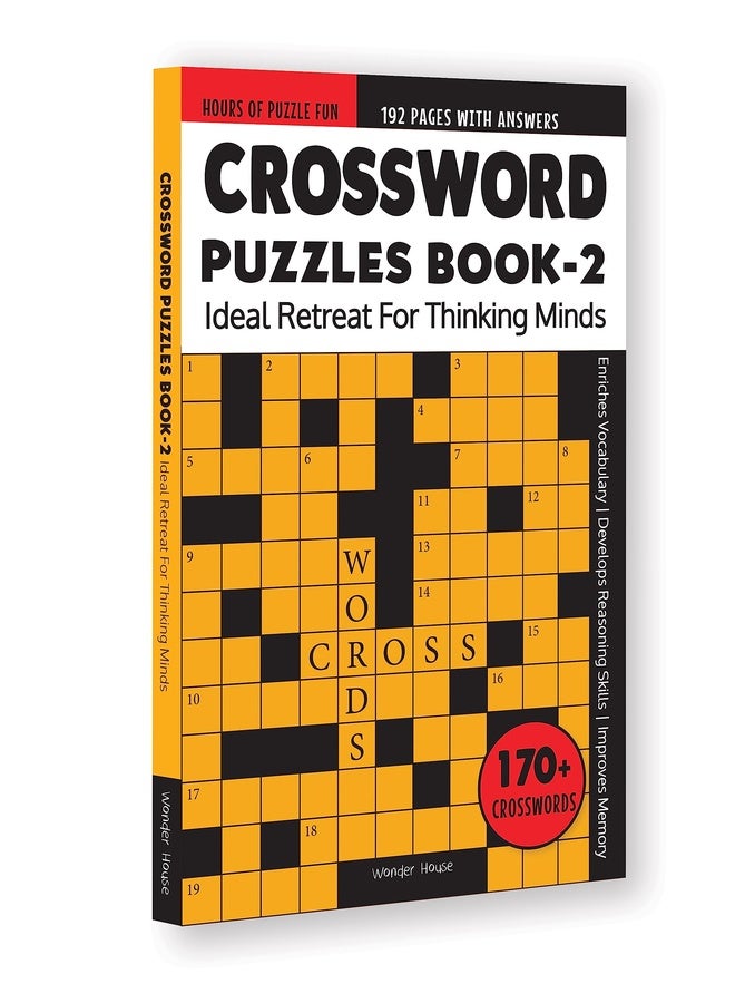 Crossword Puzzles Book 2: Ideal Retreat for Thinking Minds | Build Vocabulary & Critical Thinking | Ages 7–12 | 50+ Fun Brain Teasers for Kids