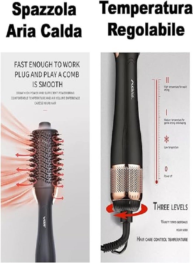 VGR V-492 Hot Air Comb 1000W Multicolour - Image 4