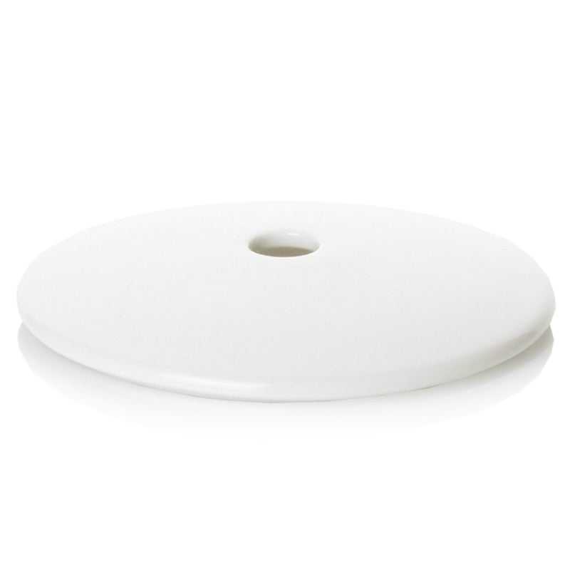 Tea Forte Cafe Cup White Porcelain Tea Cup And Lid  Steeps 8 Oz.  Microwave And Dishwasher Safe - Image 3