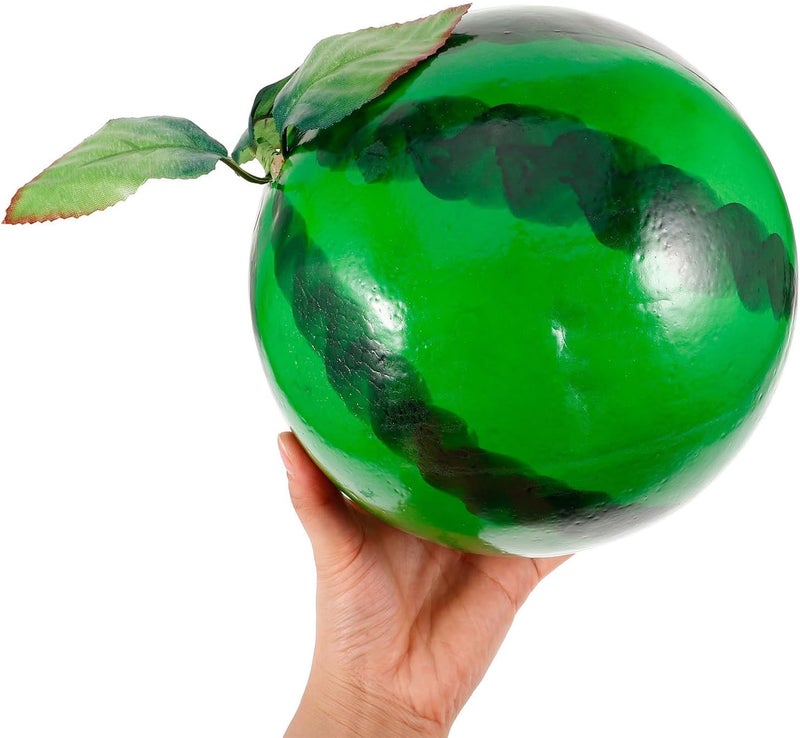 Realistic Watermelon Simulation Model with Leaves, Lifelike Artificial Fruit Prop for Home Décor and Photography, Foam Faux Watermelon for ’ Educational Display - Image 3