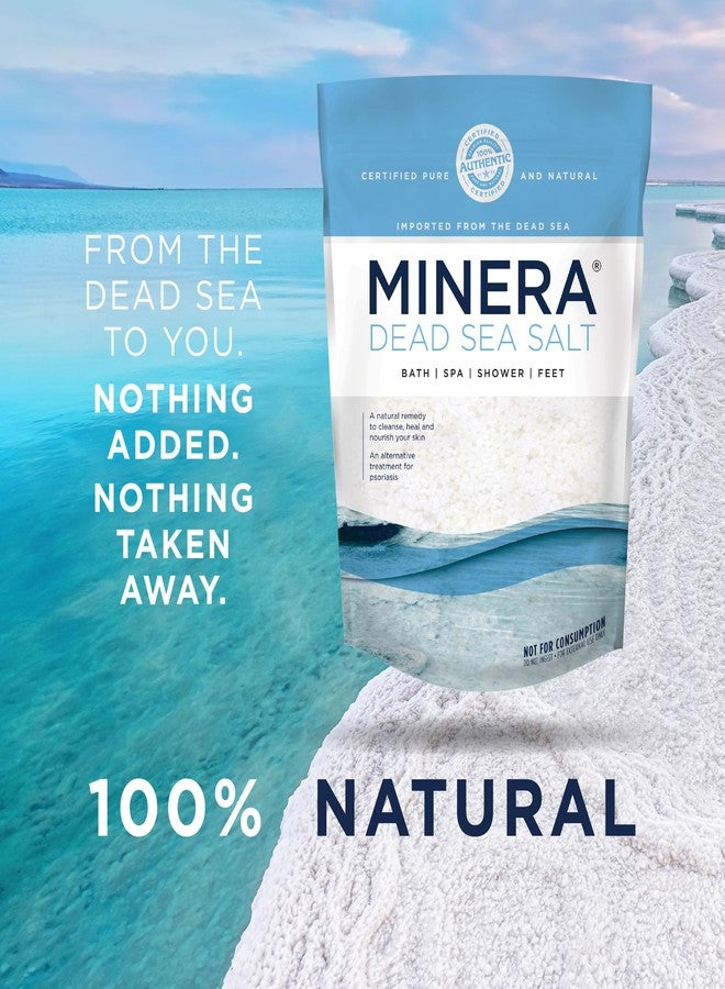 Minera Coarse Grain Dead Sea Salt for Bath & Soaking – 10 lbs, Fast-Dissolving, 100% Pure & Natural, Unscented, Skin-Nourishing Bulk Sea Salt - Image 5