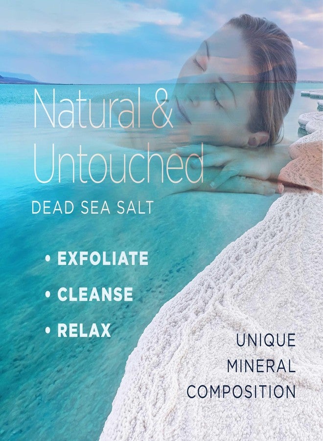 Minera Coarse Grain Dead Sea Salt for Bath & Soaking – 10 lbs, Fast-Dissolving, 100% Pure & Natural, Unscented, Skin-Nourishing Bulk Sea Salt - Image 2