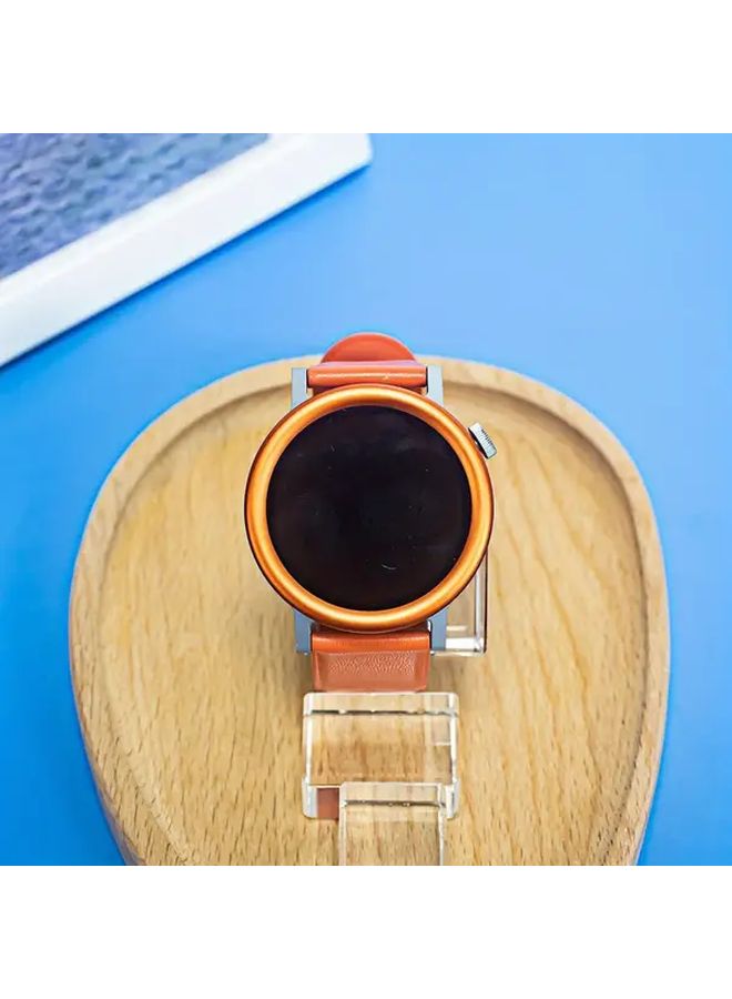 غطاء واقٍ برتقالي من معدن مع حلقة لساعة CMF Watch Pro 2 - Image 3
