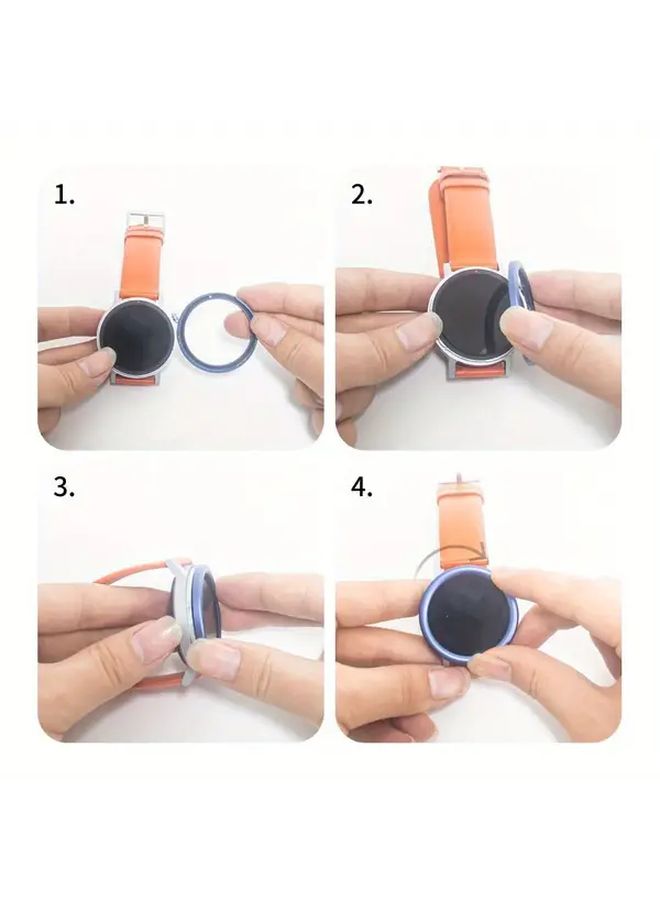 غطاء واقٍ برتقالي من معدن مع حلقة لساعة CMF Watch Pro 2 - Image 4