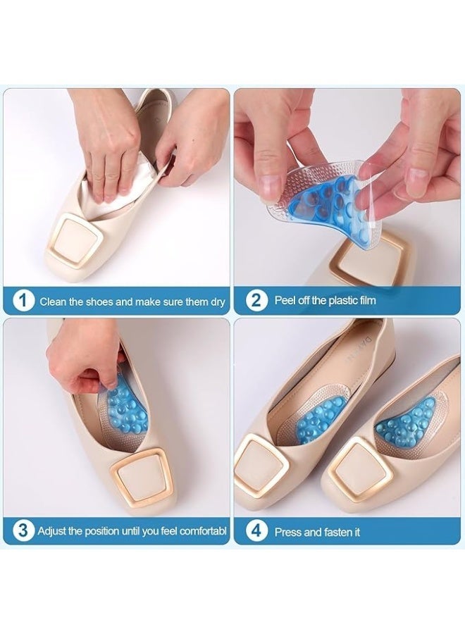 Arch Support Inserts, Foot Arch Support Inserts, Flat Feet Arch Support Pads, Orthotics Arch Support, High Arch, Flat Feet, Plantar Fasciitis, Foot Arch Pain Relief for Pads - Image 5