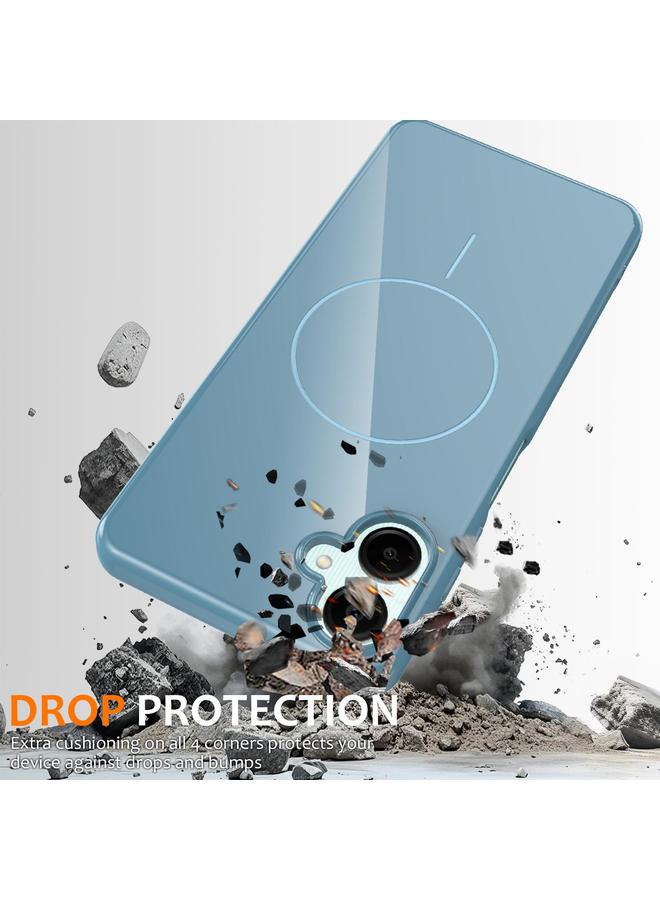 erorex Case For Samsung Galaxy A06 4G / 5G Glossy TPU Shockproof MagSafe Phone Case with Lanyard - Image 3