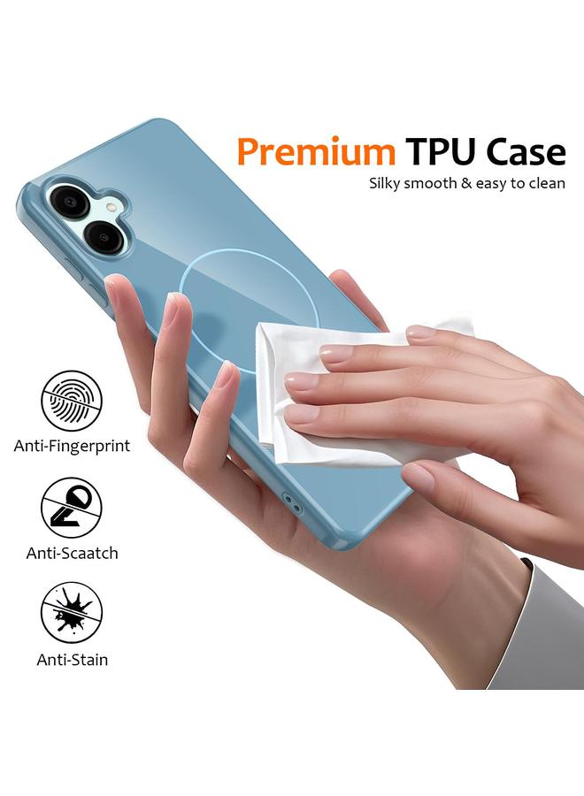 erorex Case For Samsung Galaxy A06 4G / 5G Glossy TPU Shockproof MagSafe Phone Case with Lanyard - Image 5