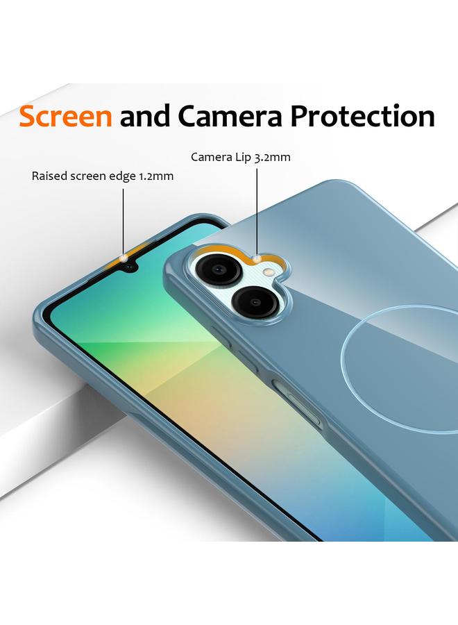 erorex Case For Samsung Galaxy A06 4G / 5G Glossy TPU Shockproof MagSafe Phone Case with Lanyard - Image 2