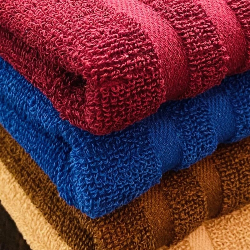 COTFLEX Hand Face Towel Napkin Set Pure Cotton Assorted Pack of 6 - Image 4