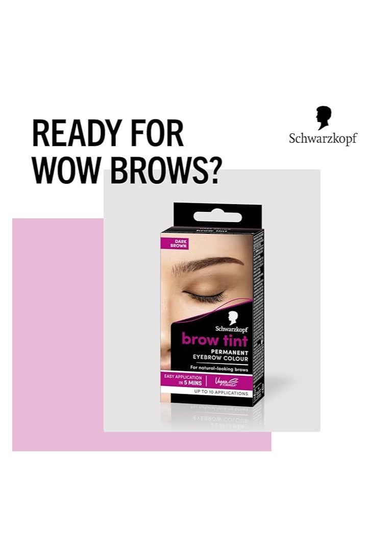 Schwarzkopf Brow Tint Black, Permanent Color - Image 3