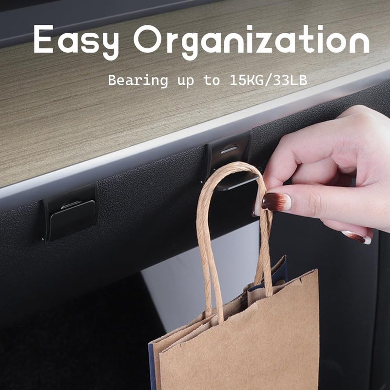 TOPSACE Foldable Glove Box Hook for Tesla Model 3/Y - Image 3