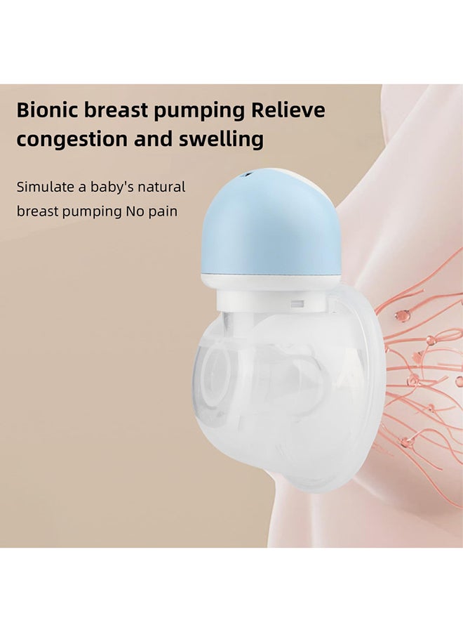 kiddoz مضخة ثدي كهربائية محمولة، زرقاء - Image 4
