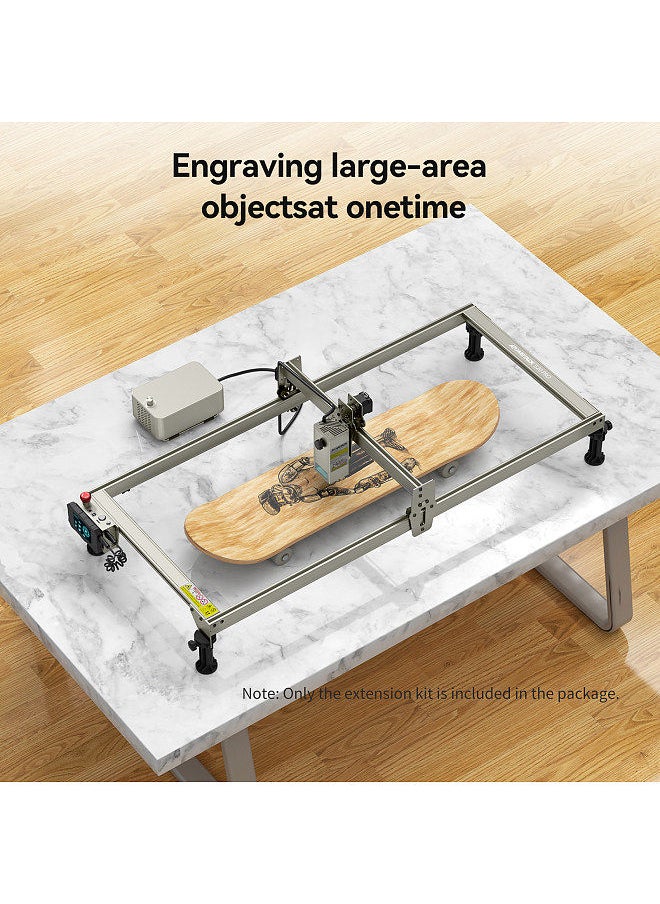 ATOMSTACK - S20 PRO Laser Engraving Machine Engraving Area Y-axis Extension Kit Expand to 850x400mm Suitable for S20 Pro/ X20 Pro / A20 Pro Engraving Machine with High Precision High Stability - Image 1