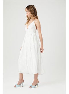 FOREVER 21 Jacquard Floral Cami Midi Dress  - Image 2