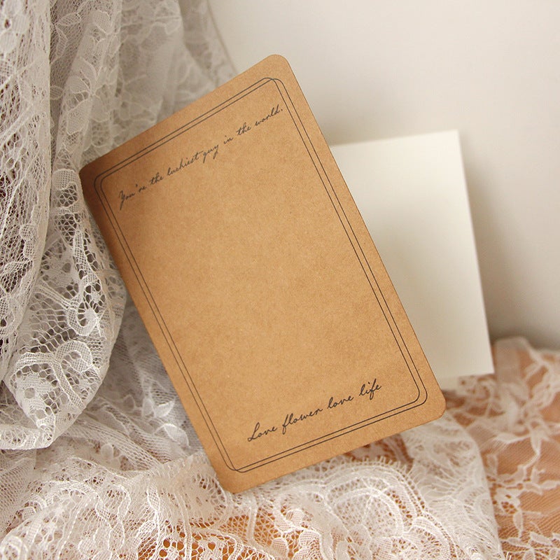 Postcard Retro Ins Style Scenery Healing Dreamy Artistic Dried Flower Greeting Card Illustration Christmas Gift Message Wall - Image 5