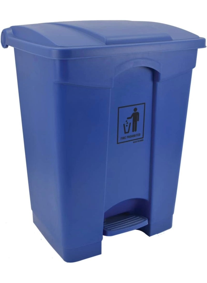 Amber Home Plastic Garbage Bin 45L Trash Bin with lid Pedal, Dustbin for Kitchen, Trash Can for kitchen, offices or Outdoor, trash can with lid, garbage bin with pedal, plastic kitchen bin - Image 1
