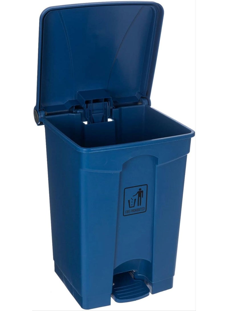 Amber Home Plastic Garbage Bin 45L Trash Bin with lid Pedal, Dustbin for Kitchen, Trash Can for kitchen, offices or Outdoor, trash can with lid, garbage bin with pedal, plastic kitchen bin - Image 2