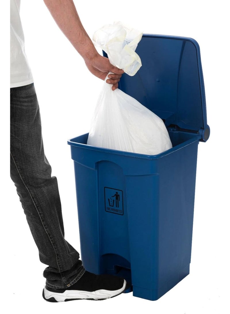 Amber Home Plastic Garbage Bin 45L Trash Bin with lid Pedal, Dustbin for Kitchen, Trash Can for kitchen, offices or Outdoor, trash can with lid, garbage bin with pedal, plastic kitchen bin - Image 4