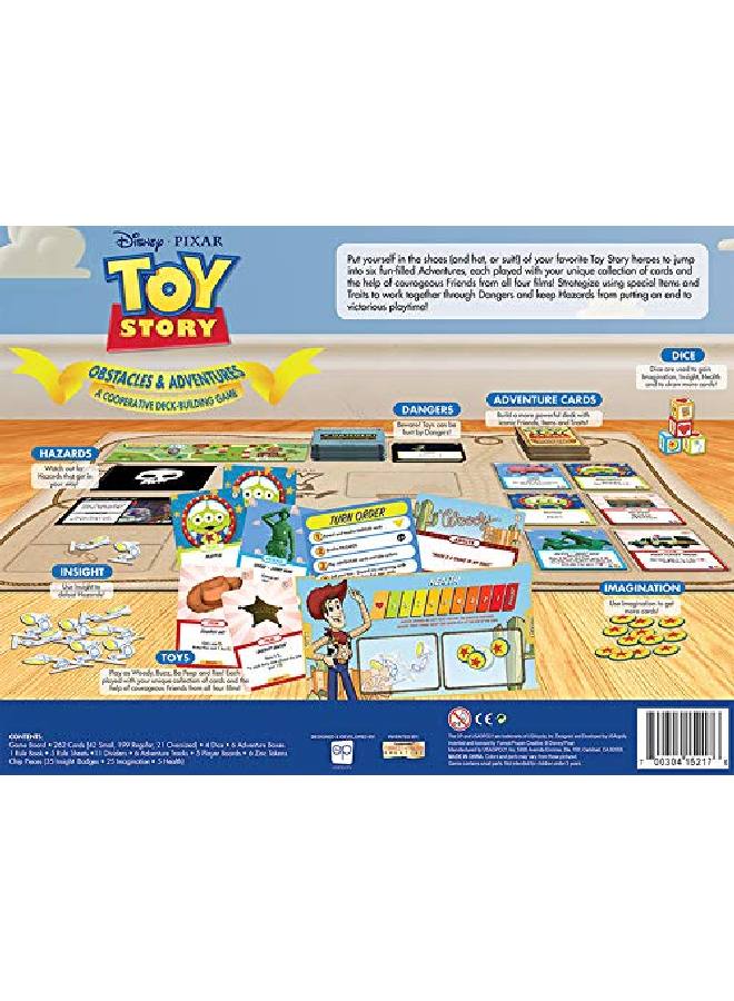 USAopoly Disney Pixar Toy Story Cooperative Deckbuilding Game ; Family Board Game Featuring Characters And Artwork From Toy Story Movies And Short Films ; Officially Licensed Disney Pixar Merchandise  - Image 3
