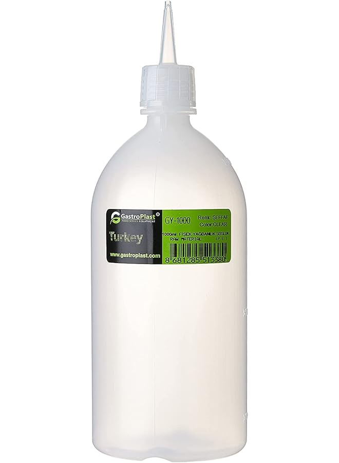 جاسترو بلاست 1000 مل. موزع زجاجة ضغط شفاف للزيت - Image 1