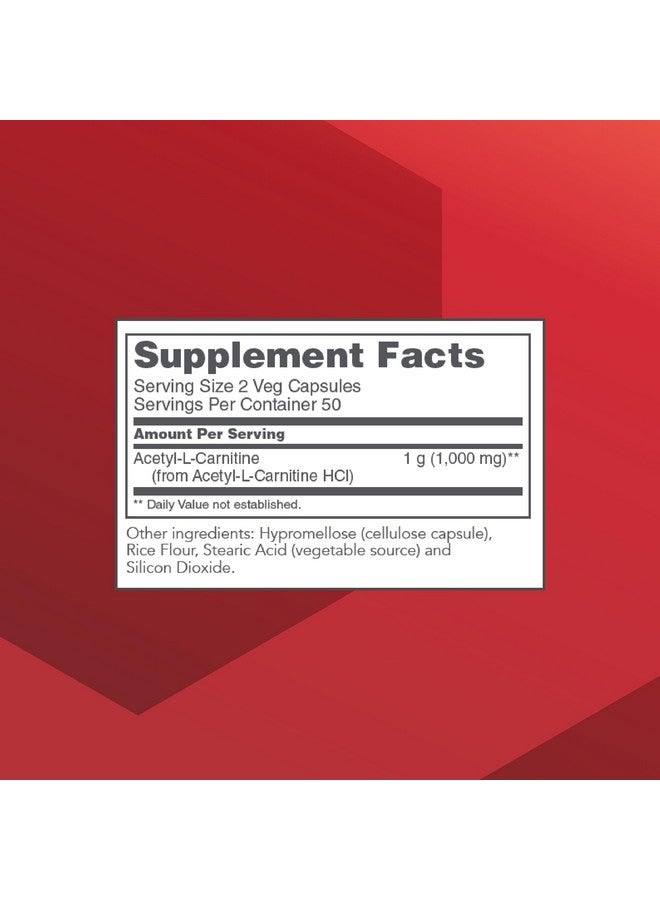 Protocol For Life Balance Protocol Acetyl- L-Carnitine 500mg - Energy Supplement, Nerve, and Brain Support - 100 Veg Caps - Image 2