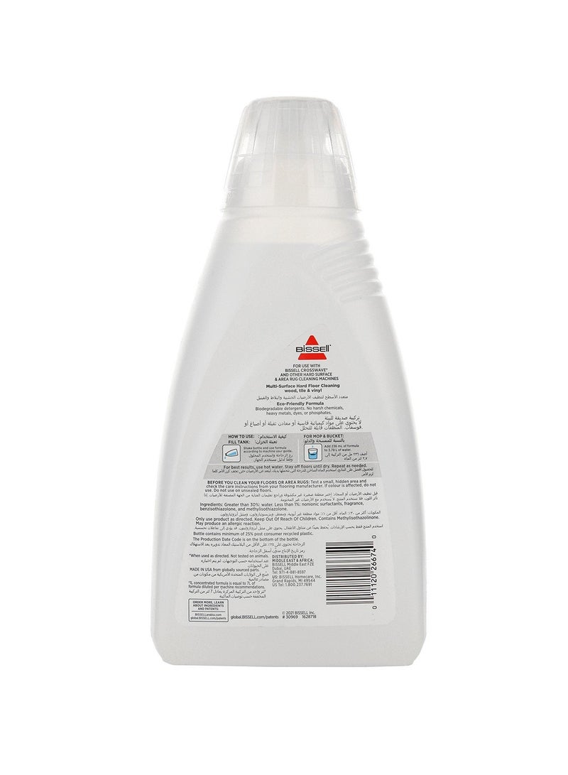 Bissell صيغة متعددة الأسطح الطبيعية 1 لتر لجهاز كروس ويف المكنسة الكهربائية - Image 2