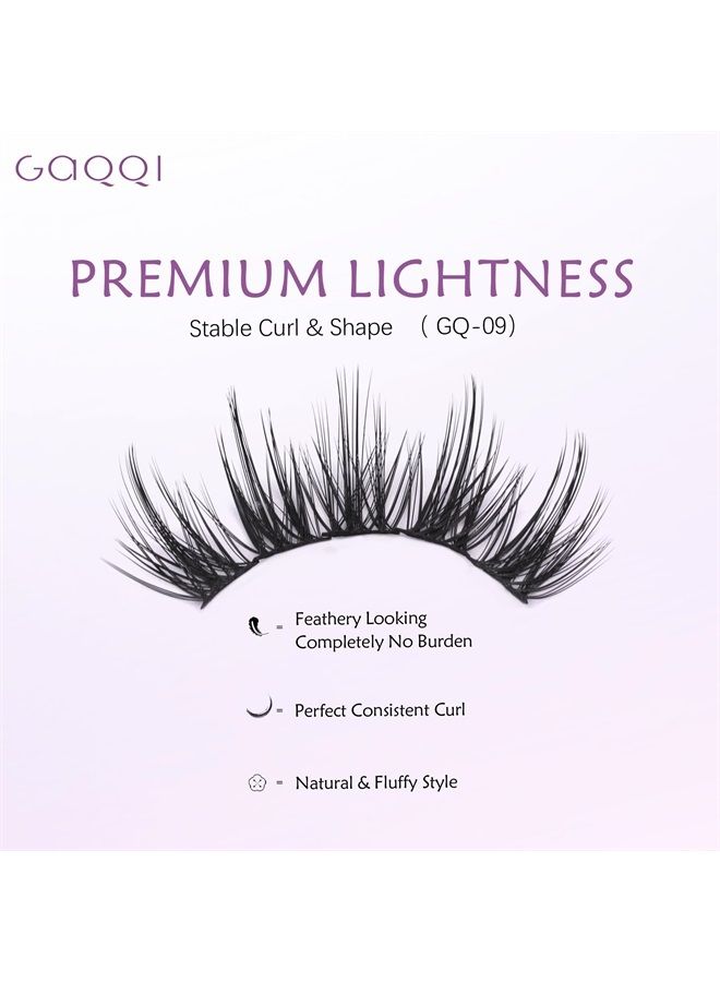 GAQQI Lash Clusters, C&D Curl LASH Individual Lashes 120 Clusters False Eyelash, Soft and Lightweight 10-16mm Mix Length, Reusable Cluster Lashes (GQ09, C&D,10-16mm Mix) - Image 3