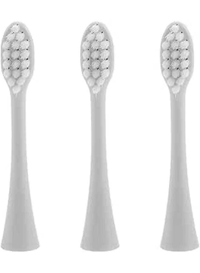 Soft Bristles Replacement Electric Toothbrush Heads 3 Pack Compatible with Adult Powered Toothbrushes - Image 1