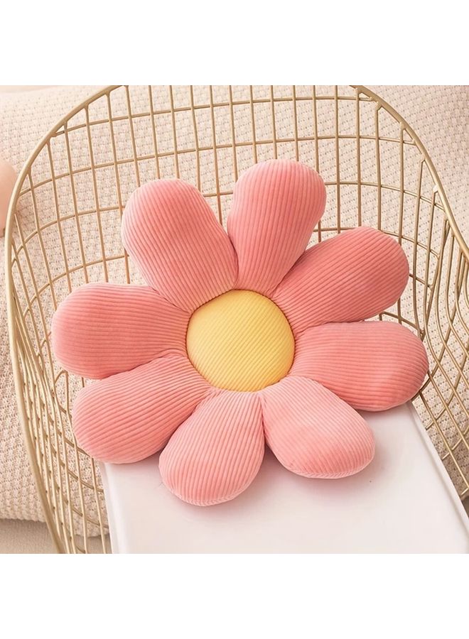 Blue Daisy Plush Flower Pillow Soft Filled Cushion For Home Sofa Decor Gift - Image 5