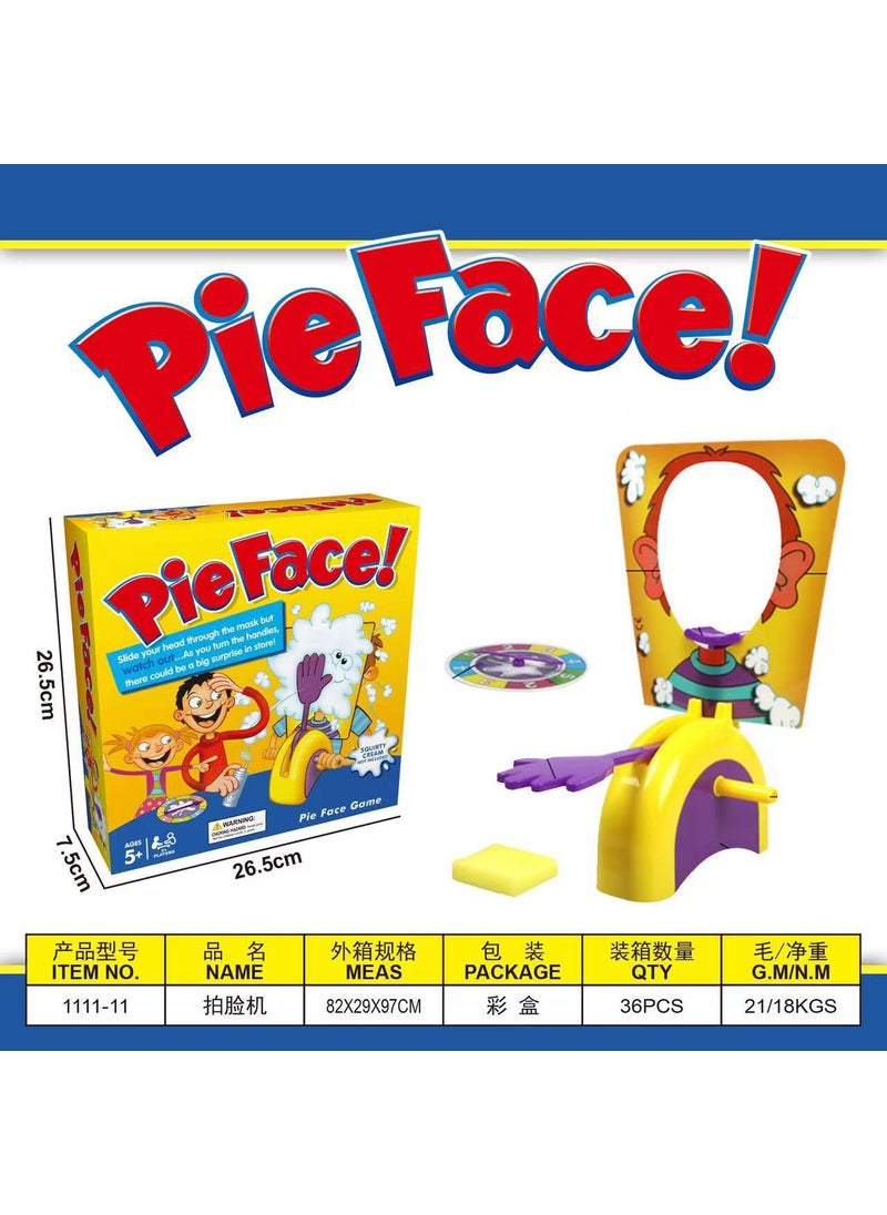 null - Cream Pie Face Game Prank Toy Dual Player Generation of single face smashing machine - Image 1
