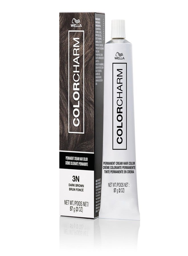 COLORCHARM Permanent Cream Hair Color 3N Dark Brown 2oz - Image 1
