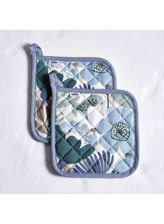 Pan Home مجموعة حوامل الأواني المطبوعة فلورو - أخضر - Image 4
