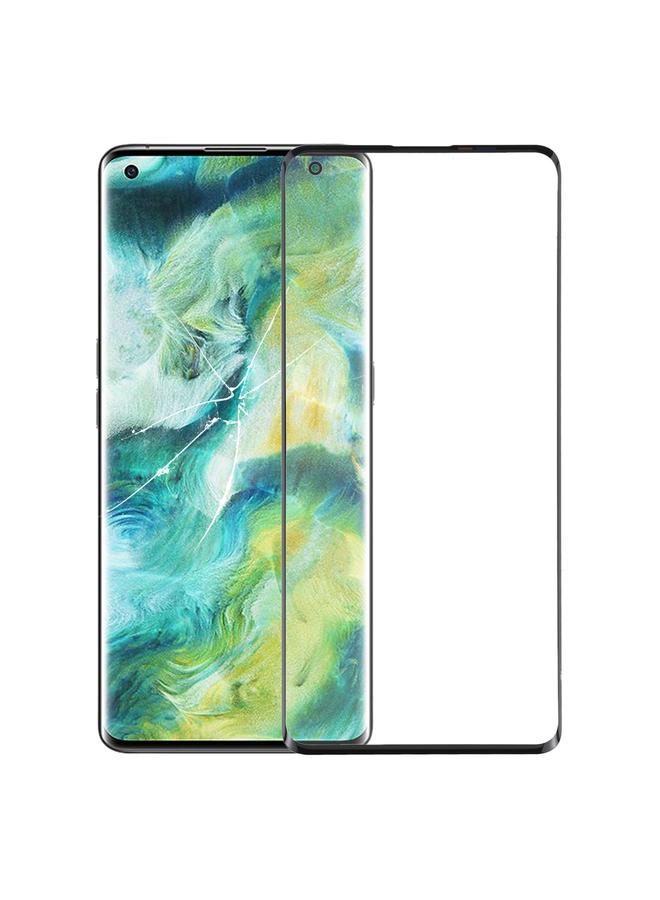 erorex For Oppo Find X2 Pro / Find X2 Front Screen Outer Glass Lens (Black) - Image 1