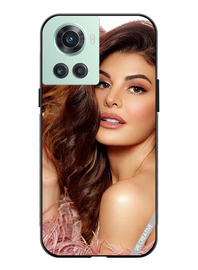 VR CREATIVE Protective Case Cover For OnePlus Ace Bollywood Actress Jacqueline Fernandez Design Multicolour - Image 1