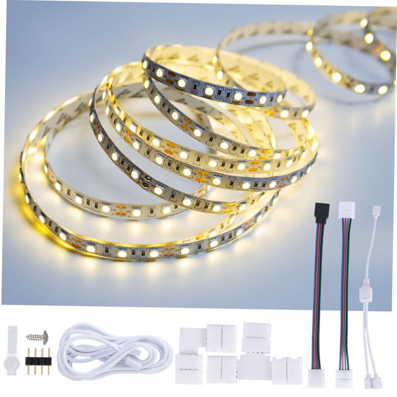 RGB LED Strip Connector Kit 5 Piece Set No Solder Adapter Easy Installation Multi Color - Image 5