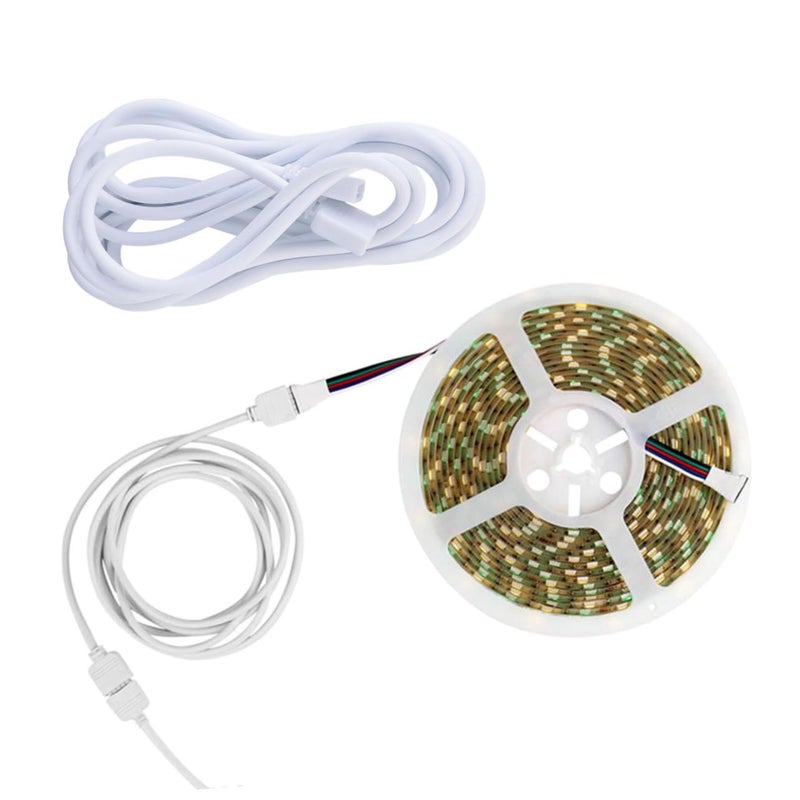 RGB LED Strip Connector Kit 5 Piece Set No Solder Adapter Easy Installation Multi Color - Image 3
