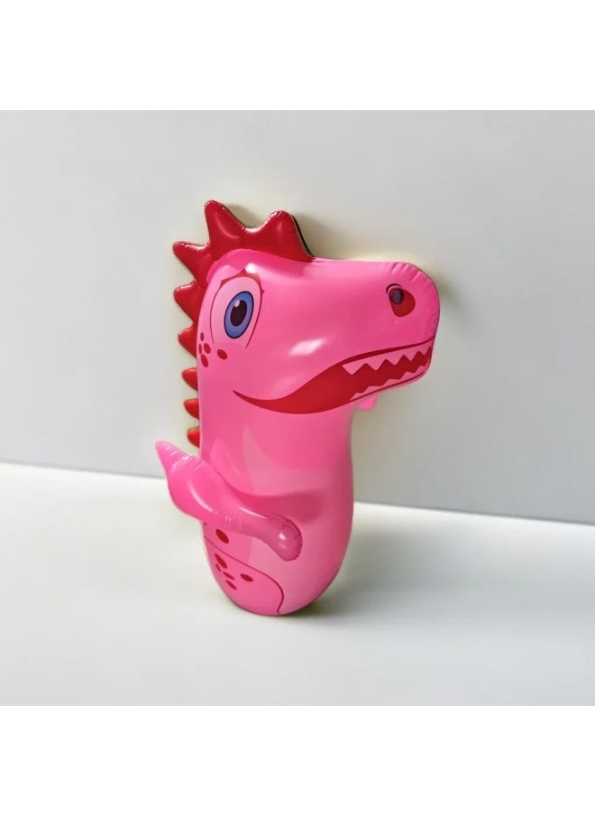 Inflatable Thickened Dinosaur Toy For Children Exercise Intelligence Stands Up Punching Toy Quality Material Made In China-color:Dolphin Tumbler-Blue