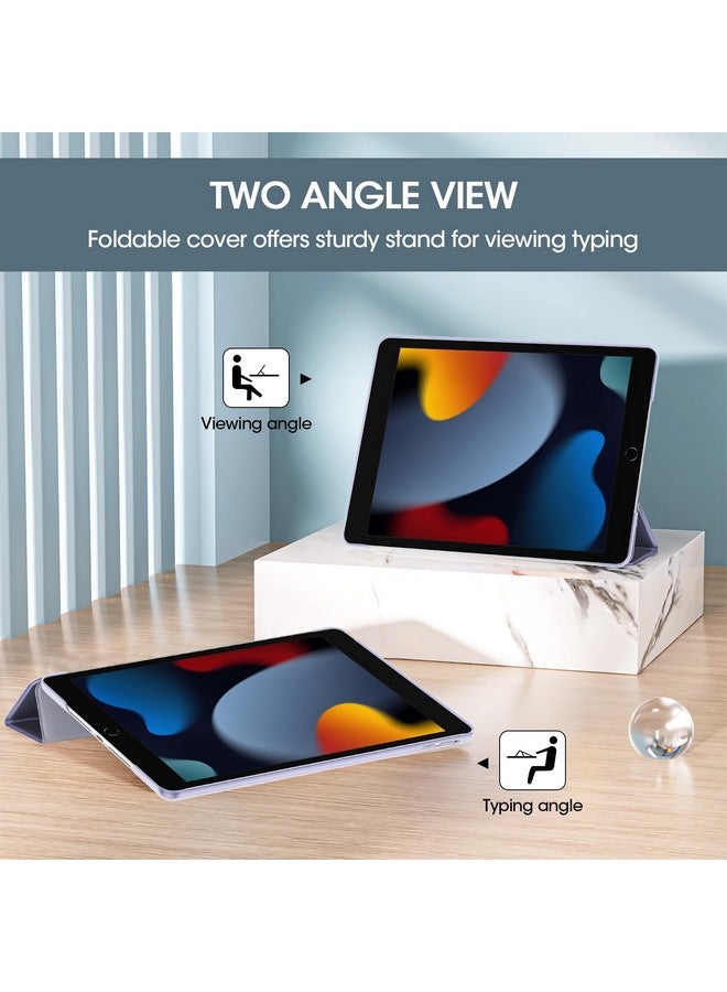 بروكاس حافظة برو كيس لجهاز آيباد الجيل التاسع 2021/ آيباد الجيل الثامن 2020/ آيباد الجيل السابع 2019، حافظة آيباد 10.2، غطاء آيباد الجيل التاسع - بنفسجي فاتح - Image 4