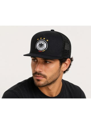 Germany Team Cap with Short Brim, Mesh Back, Adjustable Snapback - view 3