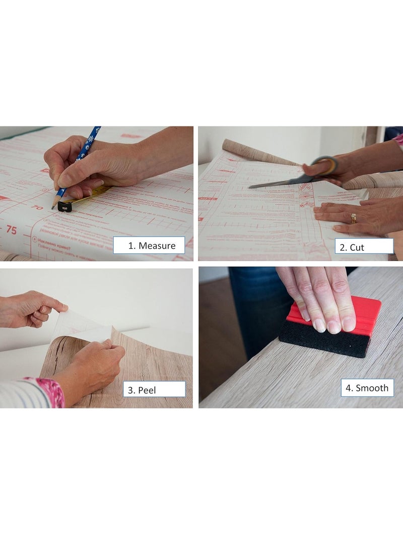 DC Fix Frosted Transparent Self Adhesive Privacy Film 45cm x 15 Meter Size  - Image 4