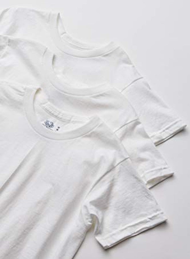 Fruit of the Loom Big Boys'3 Pack Crew Neck Tee, White, Large(Pack of 3) - Image 2