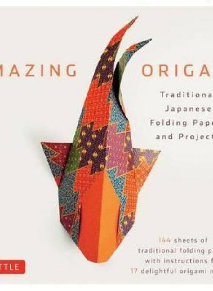 null - Amazing Origami Kit  Traditional Japanese Folding Papers and Projects [144 Origami Papers with Book 17 Projects] Tuttle Editors - Image 1