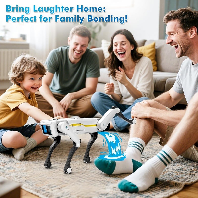 Dexo Smart Robot Dog - Interactive STEM Pet with Voice Control, 30+ Actions & APP Programming, Durable Design for Kids Age 6+ (Compatible with iOS/Android) - Image 4