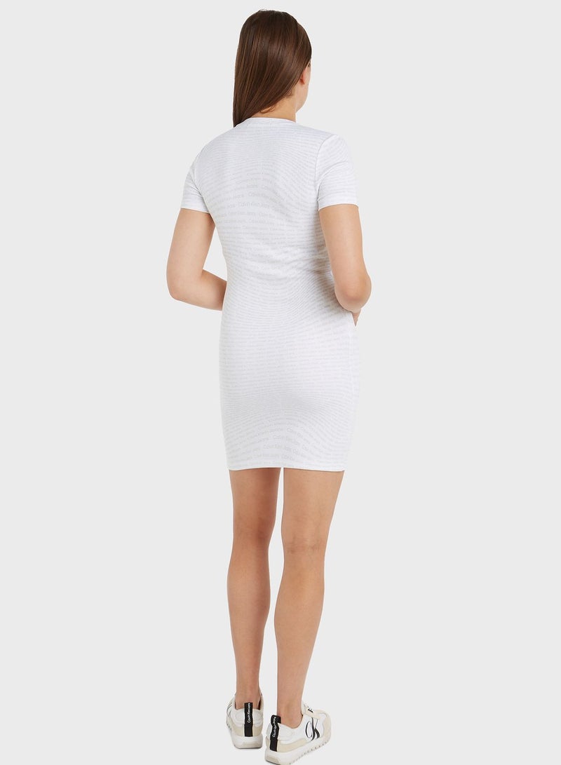 White Fitted Dress