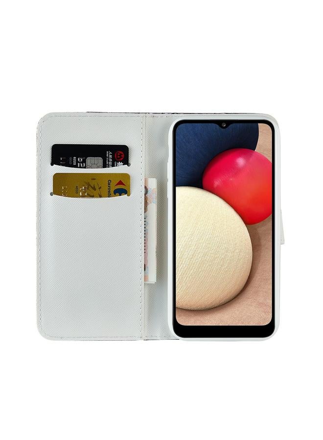 S-TOP Case For Samsung Galaxy A03s EU Version Laser Glitter Powder Matching Crocodile Texture Horizontal Flip Leather Case with Card Slots & Holder & Wallet - Image 4