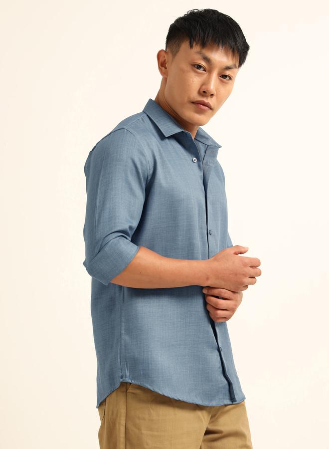 بوشيرت قميص كاجوال كلاسيك بأكمام طويلة - Image 4