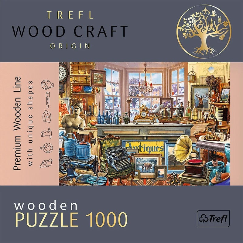 Trefl - Wood Craft Antiques Shop Wooden Puzzle 1000 Pieces - 20175 - Image 4