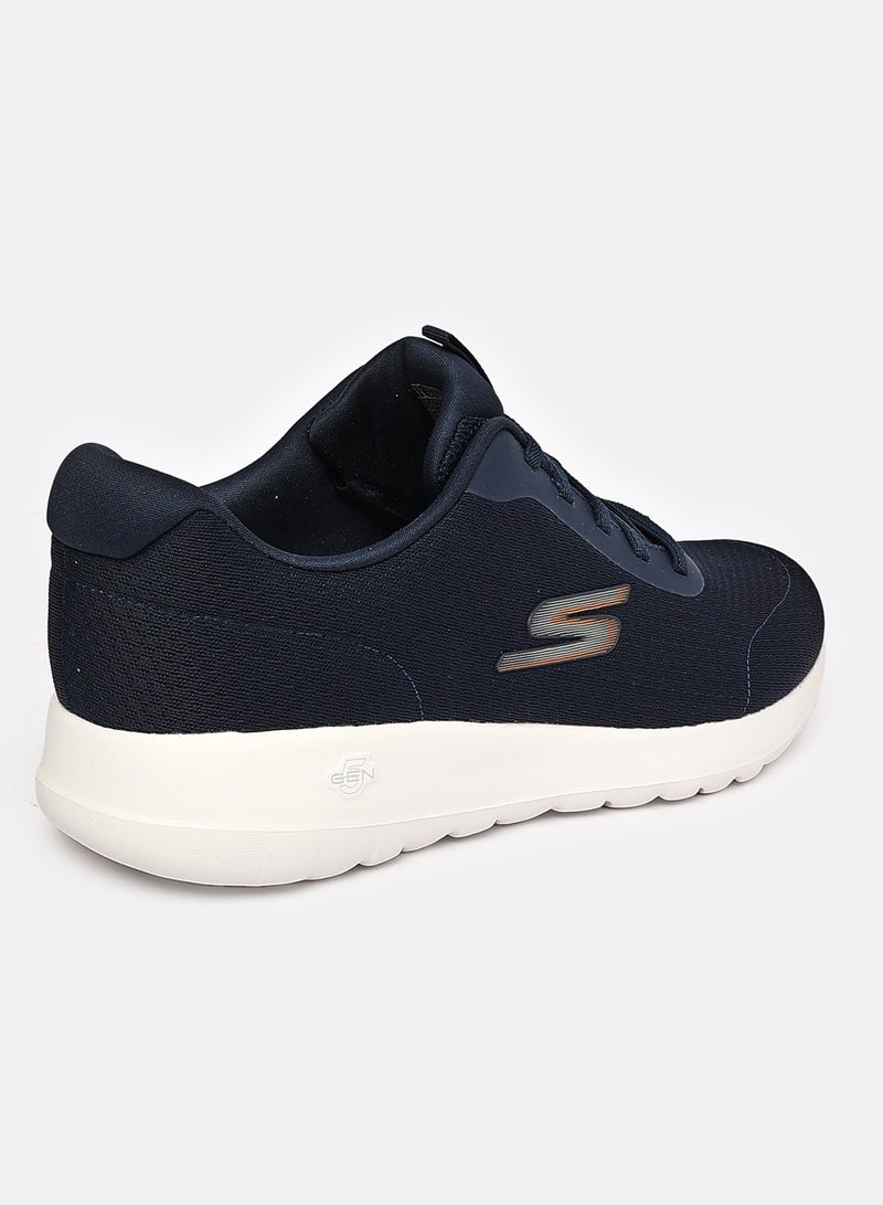 SKECHERS SKECHERS GO WALK MAX FOR MEN IN COLOR NAVY ORANGE  - Image 2
