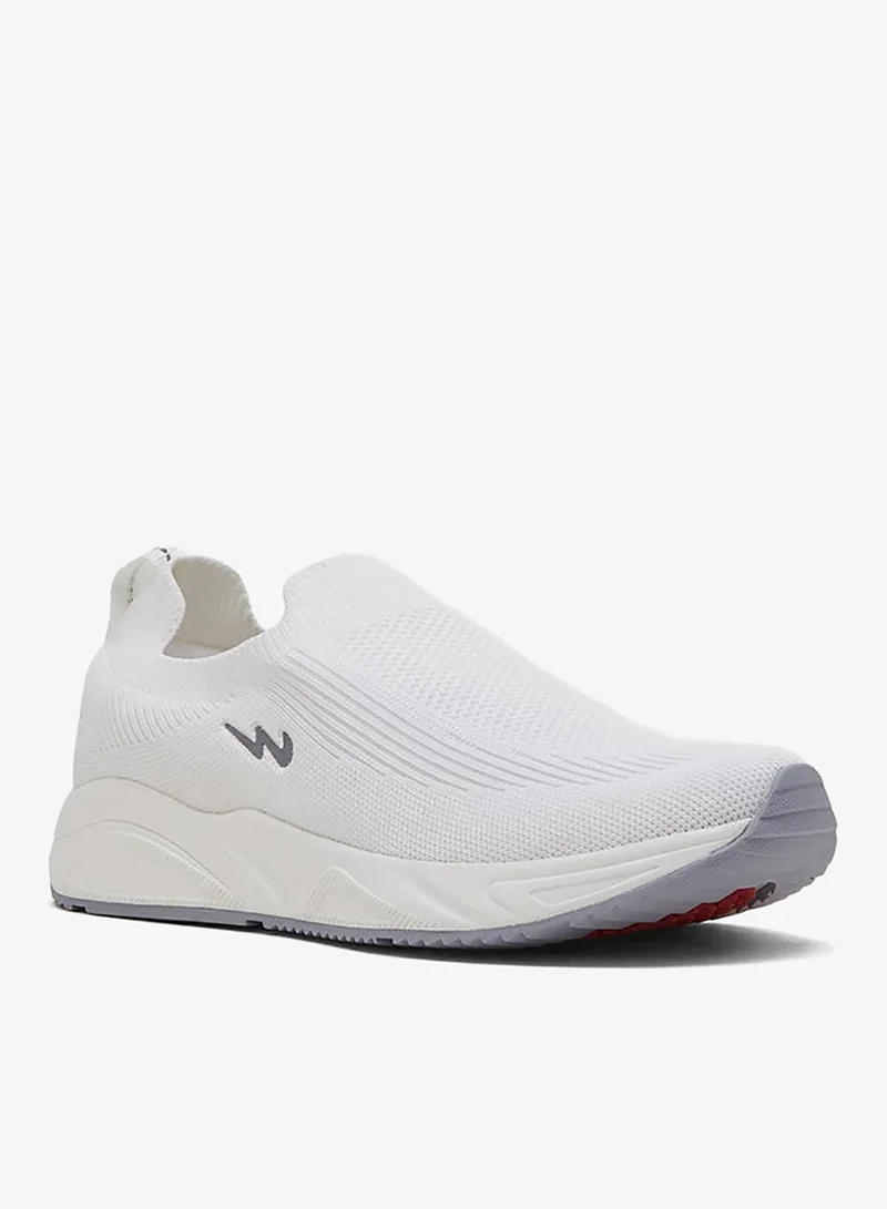 CAMPUS Men's White Slip On Shoes - Lightweight Shoes, Minimalist Designed for Style